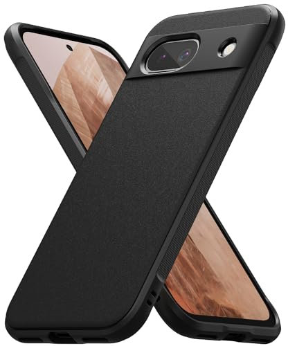 Ringke Coque Compatible avec Google Pixel 8a [Onyx] Antidérapant Antichoc Protection Robuste Flexible Ultra Fine TPU Souple Durable Étui pour Coque Pixel 8a - Black