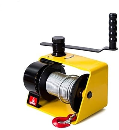 Treuil manuel Treuil Manuel En Acier Galvanisé, 250kg/500kg/1 Tonne/2 Tonnes, For Bateau Et Camion, Auto-verrouillage Manuel, Outil Manuel, Élingue De Levage Pour le remorquage de remorque, de bateau