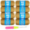 Samtress 8 Roll Blonde Brazilian Wool Hair for Braids, Acrylic Yarn for African Hand Knitting, Jumbo Braids, Senegalese Twisting, Knitting Hair, Faux Locs, Spiral Corkscrews, Twist Wraps (#27)