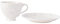 Amosfun 1 Set set tazza e piattino in ceramica uffizi cafe latte uht set tazze caffe globe tazzine da caffè espresso tazze da tè cinesi tazza di caffè tazza da caffè in ceramica bianca
