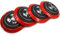 LJJWIW 4 Pezzi Auto Coprimozzo per Fiat 500 Abarth 133mm,Coprimozzi Copridadi Copribulloni Protezione Ruggine Antipolv Interno Ruota Tappo Accessori