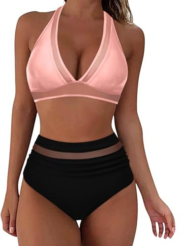 Bikinis für Damen sexy Badeanzug mit Rock Damen Bikini mädchen 152 türkis Tankinis für Badeanzug mit integriertem BH Frauen schwarz