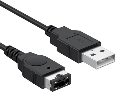 Tobfit Cavo di ricarica per Nintendo DS, cavo di ricarica USB per Nintendo DS/Game Boy Advance SP(GBA SP) (120 cm)