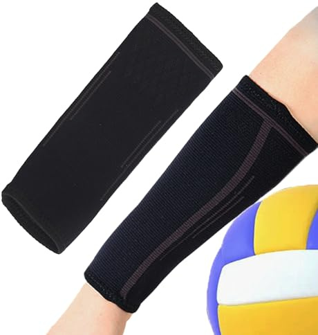 Paire de manchons de compression pour volleyball | Protège-poignets d'entraînement respirants, protège-coudes, accessoires de sport de compression pour enfants