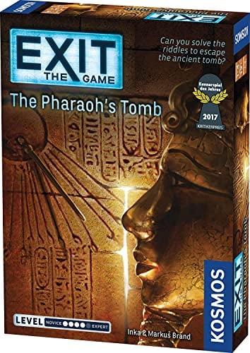 Thames & Kosmos 692698 EXIT Age 12+ - The Game | The Pharaoh's Tomb | Level: Professional | Unique Escape Room Game, 1-4 Players | Ages 12+ |