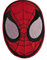 Fat-catz-copy-catz Web Slinging Superhero Face Iron on Sew on Embroidered Patch Badge Applique Motif