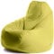 Avalon - Pouf Poltrona Sacco Gigante XXL Jive, Puffo per Sedersi Ergonomico, Pouf a Sacco in Tessuto Antistrappo e Impermeabile, Poltrona a Sacco Moderna, Made in Italy(95x95x135cm-Verde Acido)