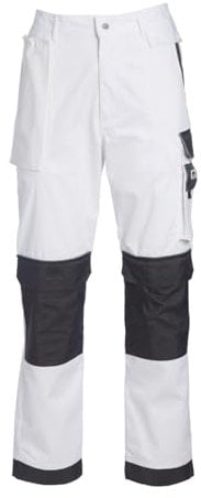 ProDec Advance Painter's Trousers For Men, Stain-Resistant White Work Trousers Pants, Painting Overalls For Men, Painter Trouser, Decorators Trouser, 32 Waist, 31 Leg Length