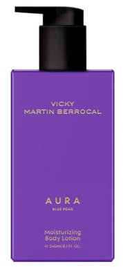 Vicky Martín Berrocal Aura Body Lotion 240ml – Leche Corporal Hidratante con Pera, Pimienta Rosa y Vainilla