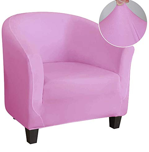 WINS Chesterfield-Sesselbezug, dehnbar, für Sessel, elastisch, für Clubstuhl, Cabrio, Rosa