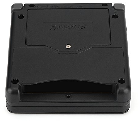 Schutzhülle Cover für GBA SP, Full Cover - ABS Case with Assemble Buttons Parts Kit für SP, 8 * 8 * 2.5CM(Schwarz)