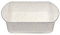 Clear White Glass Ovenware Pie Non Stick Microwave Cooking Dish Tableware Set (Large Square, 2)