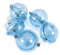 wueiooskj Packung mit 5 Angeln Auftrieb Wasser Kunststoff Ball Meer Fluss Ozean Runder Köder Verstellbare Blase Tragbares Fischgerät, 32mm