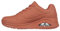 Skechers Femme UNO Stand on AIR Baskets, Orange, 39 EU