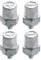 Ampper M8 Thread Male Lead Battery Charging Post Terminals, M8 Battery Post Adapter (+/-) for Extension, Pack of 4