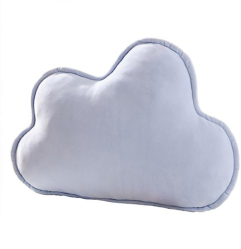 Martin Kench Plüsch Kissen Blatt Wolke Schmetterling Dekokissen Weichem Spielwaren 3D Plüschtier Geburstagsgeschenke Zierkissen (Wolke)