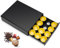 Wrobic Coffee Capsule Drawer ,20 Capsule Coffee Pod Holder Storage Organizer Tray Counter Container Compatible with Originalline and Dolce Gusto,Black