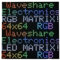 Flexibles RGB-LED-Matrix-Panel, kompatibel mit Raspberry Pi / Raspberry Pi Pico, ESP32 / Arduino, 3 mm Abstand, 64 x 64 Pixel, einstellbare Helligkeit und biegbare Leiterplatte