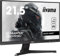 iiyama G-MASTER Black Hawk G2245HSU-B1 54,5cm 21,5“ IPS LED Gaming Monitor Full-HD 100Hz HDMI DP USB2.0 1ms FreeSync schwarz