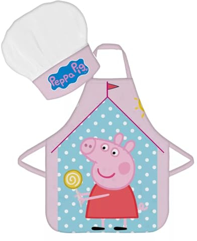 Peppa Wutz Dekofiguren der Marke Modell Seaside Kinder Schürze, 2-Teiliges Set