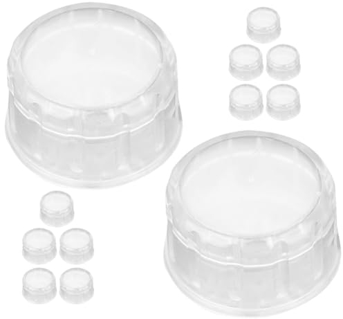 TOPBATHY Multipurpose Cup Lids Plastic Shaker Lids Splash Proof Covers for Bar Wine Cocktail Shaker Covers