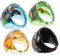 Girls Accessories 4 Stück Glasringe, stapelbar, klobige Ringe, Fingerringe, niedliche, Trendige Ringe, Coole Ringe Birthday Gift