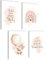 mojoliving Bilder Kinderzimmer jungen Baby Zimmer Poster Set Wandbilder Kinderzimmer mädchen Babyzimmer Deko Bilder für Baby Zimmer Dekoration (Wunder)