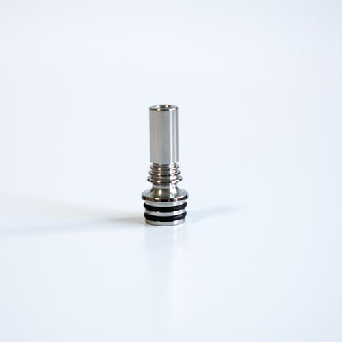 WratryParts - Anillos de repuesto universales 510 con punta antigoteo para atomizador 510 RDTA RTA (plata)