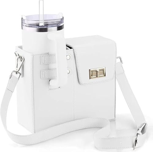 HiTotes Stanley Cup Purse Holder Water Bottle Bag with Strap Crossbody Bag for Stanley Cup Portable Water Bottle Purse