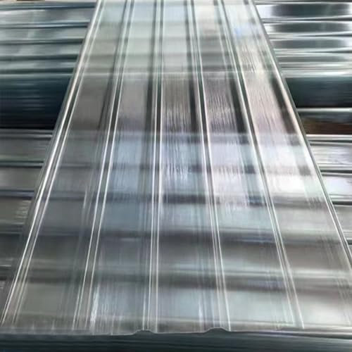 FRP Daylighting Dachbahn, Sonnenschutz, wetterfest, Welldachplatte, schwer entflammbar, Baumaterial, klare Dachbahn, für den Außenbereich, verschiedene 0,9 x 1,5 m