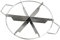 Cake Pie Divider, Stainless Steel Cake Portion Cutter, Round Non Stick Pastry Cheese Pizza Cutting Press Tool for Even 6/7/8 Slices, Kitchen Gadgets