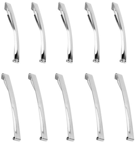 10 StüCk Haarspangen Damen,Hair Clips,FranzöSische Haarspange Kein Crease,French Clip,Haarspangen Klein,Haarspange Metall,Haarschmuck für Damen Bowknot Diy-Haarspangenherstellung,Barrette Feines Women