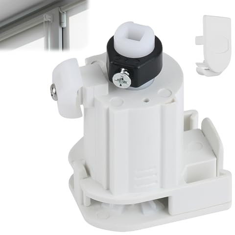 3 1 Geared Roman Roller Blind Sidewinder End Chain Mechanism, White Control Unit Replacement Part Roller Blind Spare Parts Repair Kit for Hillarys Bedroom Office Kitchen Hotel Other Roman Blinds