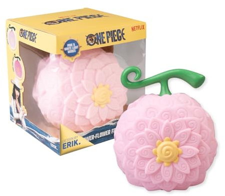 Grupo Erik One Piece Flora Frucht LED Lampe Nachtlicht Licht Deko | Stimmungslicht Schreibtisch - Nachttischlampe Kinder und Erwachsene Zubehör - Offizieller One Piece Manga Merch Geschenke