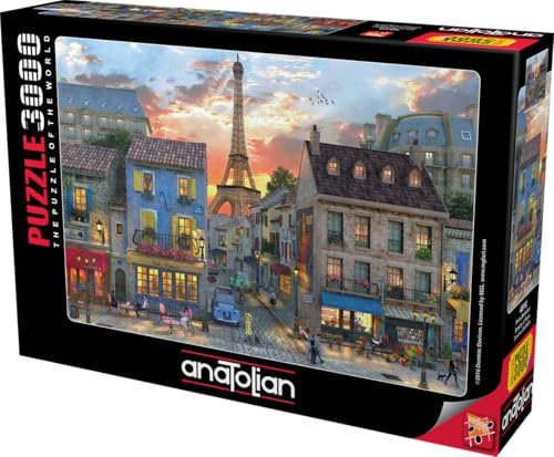 Anatolian ANA4910 Puzzle Streets of Paris, braun/a