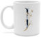 printplanet - Tasse mit Buchstabe: J - Kaffeebecher, Mug, Becher, Kaffeetasse, Beidseitiger Druck - Farbe Weiß