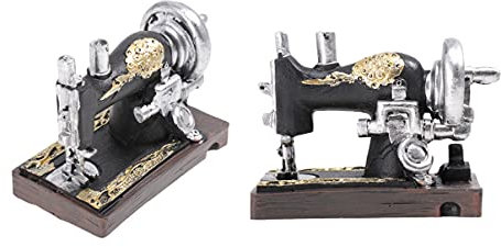 EXCEART Rustic Sewing Machine Models Birthday Gifts Vintage Sewing Machine Decoration Desktop Craft Vintage Sewing Machine Models Ice Skate Ornament Showcase Decoration Small Toy Room