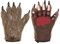 SIQITECHUK Wolf Handschuhe Krallenhandschuhe Werwolf Handschuhe Bär Klauen Handschuhe Verkleidung Aaccessory Cosplay Handschuhe Tierpfoten Handschuhe Pelzige Hände Handschuhe Cartoon Hände Fingerlose
