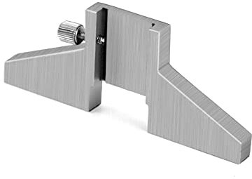 QWORK Messschieber Tiefe Basis Kohlenstoffstahl T-Bar Befestigung für Zifferblatt/Digital/Messschieber 10,2 cm, 15,2 cm, 20,3 cm, 30,5 cm