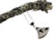 Collier mit Anhänger Art Deco Style Sterlingsilber 925 emailliert
