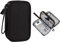 Travel Cable Organiser, Electronics Accessories Organiser Bag, Portable Waterproof Double Layers All-in-One Carry Travel Bag for Cable, Cord, Charger, Earphone, SD Cards, USB Drive, Power Bank
