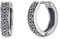 Unisex 925 Sterling Silber Keltische Creolen - Kleine Huggie Ohrringe - Klapp Schlafen Ohrschmuck - Geschenk für Frauen Männer