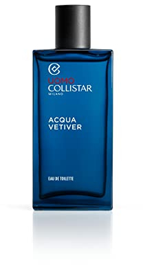 Collistar Acqua Vetiver Eau de Toilette Rivitalizzante, Fragranza per il corpo intensa con tocchi speziati, 100ml