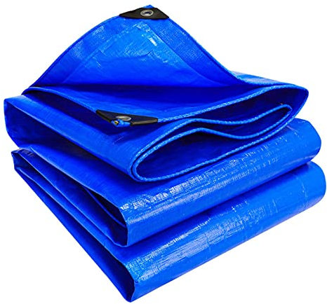 Lona Impermeable Exterior, Toldo Protección contra UV, Lona de protección, Reforzada con Ojales para Tamaño Personalizado y Color Disponible, Lona de Protección para Muebles, Jardín (2m*2m|165g/m²)