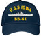 Mütze Iowa Bb 61 Schiffsmuster Navy Hip-Hop-Hut Für Reisen Mode Schirmmütze Atmungsaktiv Herren Hut Erwachsene