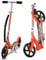 Lospitch Kinderroller ab 5 Jahre, Aluminium Kinderscooter 190mm Kick Scooter, klappbar Kinderroller mit 2 Radern und 3 Höhenverstellbar City Scooter (Orange)