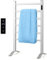 COSTWAY Calentador de Toallas 2 en 1, Toallero Eléctrico con 6 Barras Independiente/Montado en Pared, Temporizador, Pantalla LED, Protección contra Sobrecalentamiento, Aluminio (105W, 30℃-60℃)