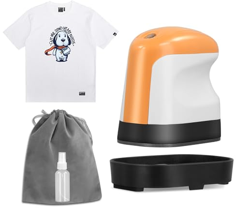 Mini prensa de transferencia de calor, mini prensa de transferencia con función de apagado automático y 3 modos de calentamiento diferentes, prensa de calor portátil para manualidades, gorros