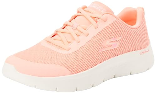 Skechers, Go Walk Flex Viva Donna, Finiture Tessili Rosa Acceso, 38 EU
