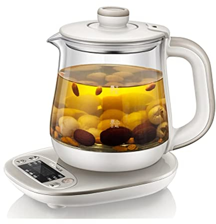Hervidor eléctrico Hervidor eléctrico de 0,8 L Olla de vidrio Olla de conservación Hervidor de agua potable rápido con apagado automático, protección contra ebullición en seco, hervidor de agua